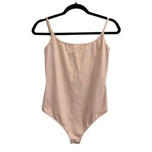 Intimately Free People Strappy Ballet core bodysuit pink M EUC